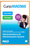 Curso MAD360 Oposiciones Administrativo/a + Temario Papel + Test Papel y Online Consejo Insular de Mallorca (Consell de Mallorca) | 9788414281888 | Portada