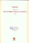 Memoria sobre el estado de las obras públicas en España | 9788449805455 | Portada