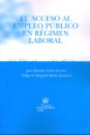 El acceso al empleo público en régimen laboral | 9788498764949 | Portada