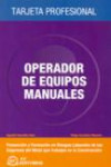 Operador de equipos manuales | 9788492735198 | Portada