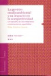 La gestión medioambiental y su impacto en la competitividad | 9788481883053 | Portada