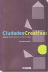 Ciudades creativas | 9788461325726 | Portada