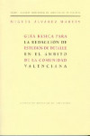 Guía Básica para la redacción de estudios de detalle en el ámbito de la Comunidad Valenciana | 9788486828694 | Portada