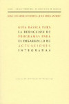 Guía básica para la redaccion de programas para el desarrollo de actuaciones integradas | 9788486828252 | Portada