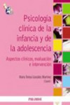 Psicología clínica de la infancia y la adolescencia | 9788436825473 | Portada