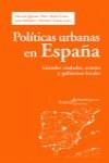 POLÍTICAS URBANAS EN ESPAÑA | 9788498883855 | Portada