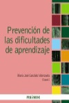 Prevención de las dificultades de aprendizaje | 9788436826159 | Portada