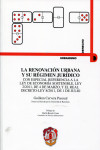 La renovación urbana y su régimen jurídico | 9788429017236 | Portada