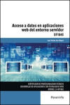 Acceso a datos en aplicaciones web del entorno servidor UF1845 | 9788428397001 | Portada