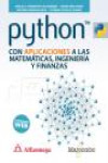 PYTHON CON APLICACIONES A LAS MATEMÁTICAS, INGENIERÍA Y FINANZAS | 9788426725875 | Portada