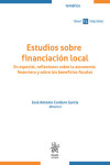 Estudios sobre financiación local | 9788413557526 | Portada