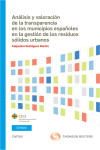 Análisis y valoración de la transparencia en los municipios españoles en la gestión de los residuos sólidos urbanos | 9788411255172 | Portada