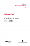 Miscelánea de textos (1964-2021) | 9788413814421 | Portada