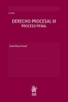 Derecho procesal III. Proceso Penal | 9788411308113 | Portada