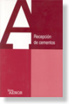 Recepción de cementos | 9788481433937 | Portada