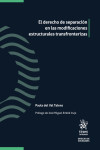 El Derecho de separación en las modificaciones estructurales transfronterizas | 9788411478816 | Portada