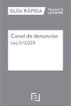 Canal de denuncias. Ley 2/2023 | 9788419573360 | Portada