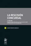 La rescisión concursal. Adaptada al Texto Refundido de la Ley Concursal (2020) y a la Ley 16/2022, de 5 de septiembre | 9788411693400 | Portada
