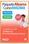 Paquete Ahorro Curso MAD360 + Test PAPEL y ONLINE Subalterno/a Ayuntamiento de Almería | 9788414274767 | Portada