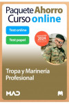 Paquete Ahorro Curso online + Test PAPEL y ONLINE Tropa y Marinería Profesional Ministerio de Defensa | 9788414279663 | Portada