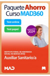 Paquete Ahorro Curso MAD360 + Test PAPEL y ONLINE Auxiliar Sanitario/a Instituto Foral de Asistencia Social de Bizkaia (IFAS) | 9788414275184 | Portada