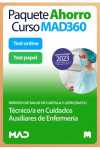 Paquete Ahorro Curso MAD360 + Test PAPEL y ONLINE Técnico/a en Cuidados Auxiliares de Enfermería Servicio de Salud de Castilla y León (SACYL) | 9788414273746 | Portada