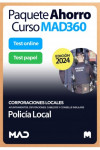 Paquete Ahorro Curso MAD360 + Test PAPEL y ONLINE Policía Local | 9788414279335 | Portada