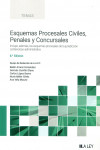 Esquemas procesales civiles, penales y concursales. Incluye, además, los esquemas procesales de la jurisdicción contencioso-administrativa | 9788419905840 | Portada