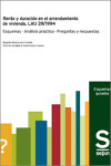 Renta y duración en el arrendamiento de vivienda. LAU 29/1994 | 9788410538214 | Portada