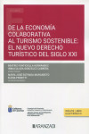 De la economía colaborativa al turismo sostenible: el nuevo derecho turístico del siglo XXI | 9788411633840 | Portada