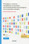 Principios y criterios de gobierno corporativo en el nombramiento de consejeros de la sociedad cotizada | 9788411622707 | Portada