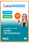 Curso MAD360 Auxiliar Administrativo/a + Libros papel Ayuntamiento de València | 9788414285442 | Portada