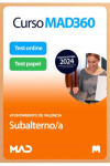 Curso MAD360 Subalterno/a + Libros Papel Ayuntamiento de València | 9788414285503 | Portada
