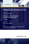 Manual de derecho civil, I. Parte general. Derecho de la persona 2024. | 9788419905574 | Portada