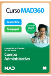 Curso MAD360 Cuerpo Administrativo + Libros Papel Comunidad Autónoma de Cantabria | 9788414289280 | Portada