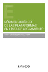 Régimen jurídico de las plataformas en línea de alojamiento | 9788411629379 | Portada