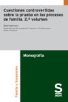 Cuestiones controvertidas sobre la prueba en los procesos de familia. 2º volumen | 9788410538566 | Portada