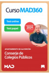 Curso MAD360 Conserje de Colegio Público y Conserje de Colegio Público Correturnos + Libros papel Ayuntamiento de Alcorcón | 9788414289945 | Portada