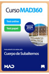 Curso MAD360 (30 días renovable) Cuerpo de Subalternos + Libros Papel Parlamento de Andalucía | 9788414290187 | Portada