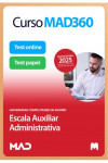 Curso MAD360 (30 días renovable) Escala Auxiliar Administrativa + Libros Papel Universidad Complutense de Madrid | 9788414290729 | Portada