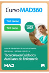 Curso MAD360 (30 días renovable) Técnico/a en Cuidados Auxiliares de Enfermería (Grupo IV Personal Laboral) Junta de Comunidades Castilla-La Mancha | 9788414290422 | Portada