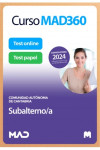 Curso MAD360 Subalterno/a (Personal Laboral Grupo 3) + Libros Papel Comunidad Autónoma de Cantabria | 9788414290149 | Portada