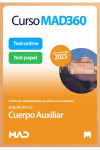 Curso MAD360 (30 días renovable) Cuerpo Auxiliar (Subgrupo C2) + Libros Papel Junta de Comunidades Castilla-La Mancha | 9788414291955 | Portada