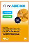 Curso MAD360 (30 días renovable) Cuerpo de Gestión Procesal y Administrativa (Turno Libre) + Libros Papel Administración de Justicia | 9788414291290 | Portada