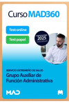 Curso MAD360 (30 días renovable) Grupo Auxiliar de Función Administrativa + Libros Papel Servicio Extremeño de Salud (SES) | 9788414292143 | Portada