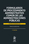 Formularios de procedimiento administrativo común de las administraciones públicas | 9788410563087 | Portada