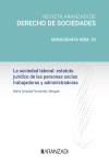 La sociedad laboral: estatuto jurídico de las personas socias trabajadoras y administradoras. Revista Aranzadi de derecho de sociedades. Monografía nº 53 | 9788410789319 | Portada