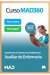 Curso MAD360 (30 días renovable) Auxiliar de Enfermería (Personal Laboral Grupo IV) + Libros Papel Comunidad Autónoma de Extremadura | 9788414292754 | Portada