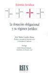 La donación obligacional y su régimen jurídico | 9788429029154 | Portada