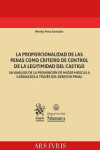 La proporcionalidad de las penas como criterio de control de la legitimidad del castigo. Un análisis de la prohibición | 9788410952607 | Portada